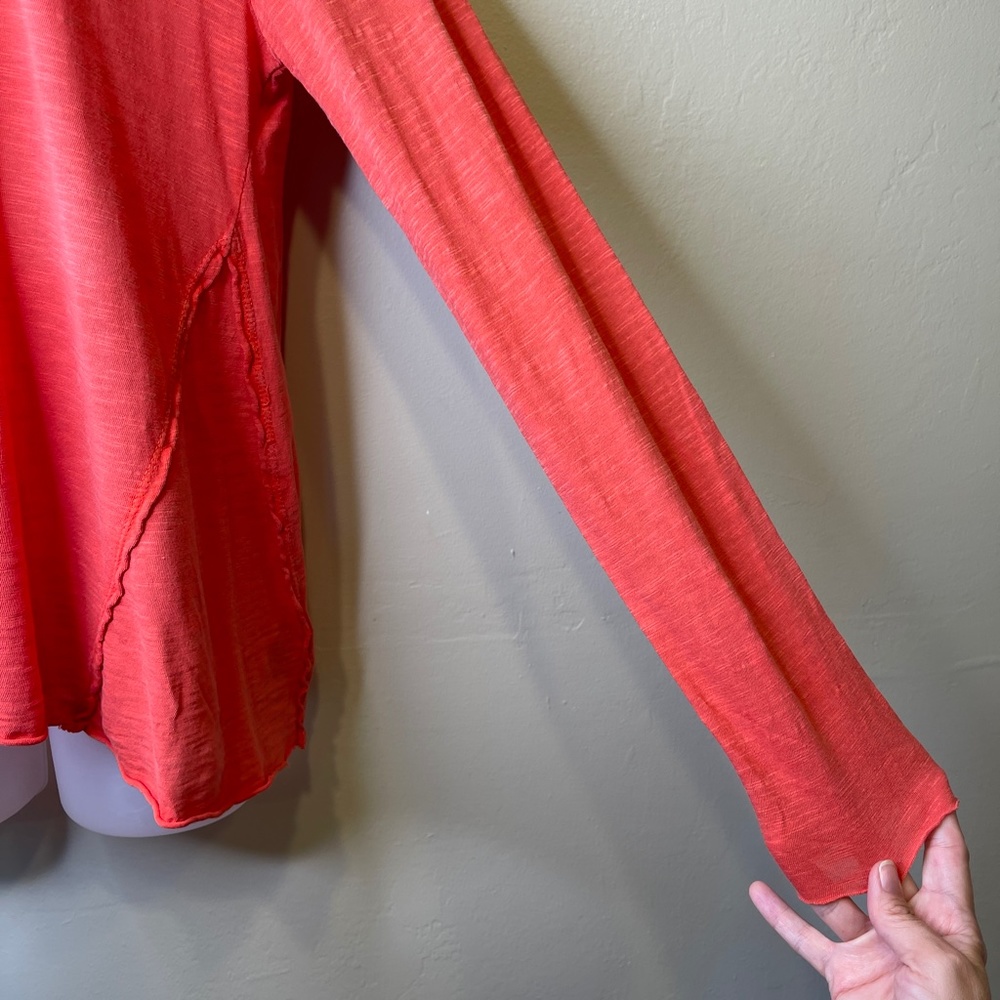 FP | Coral Beaded Long Sleeved Floaty Top - Picture 9 of 15